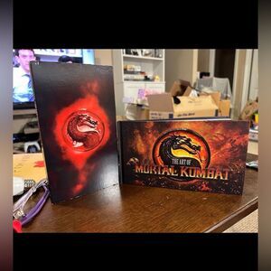 Mortal Kombat 9 Kollectors Edition Bookends and Book